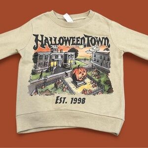 Halloween Town Kids Sweatshirt - Cream